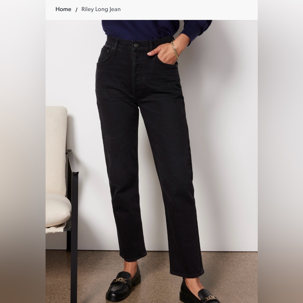 Agolde Riley long size 26 in COMPILATION (black)